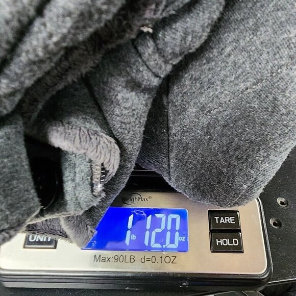 The North Face Womens M Caroluna Jacket-Plush Fleece Quilt Lined Heather Gray - Picture 12 of 12